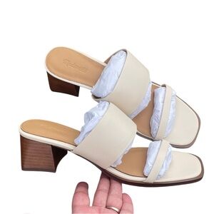 Madewell Kaitlin Sandal, Beige, Size 9, NIB